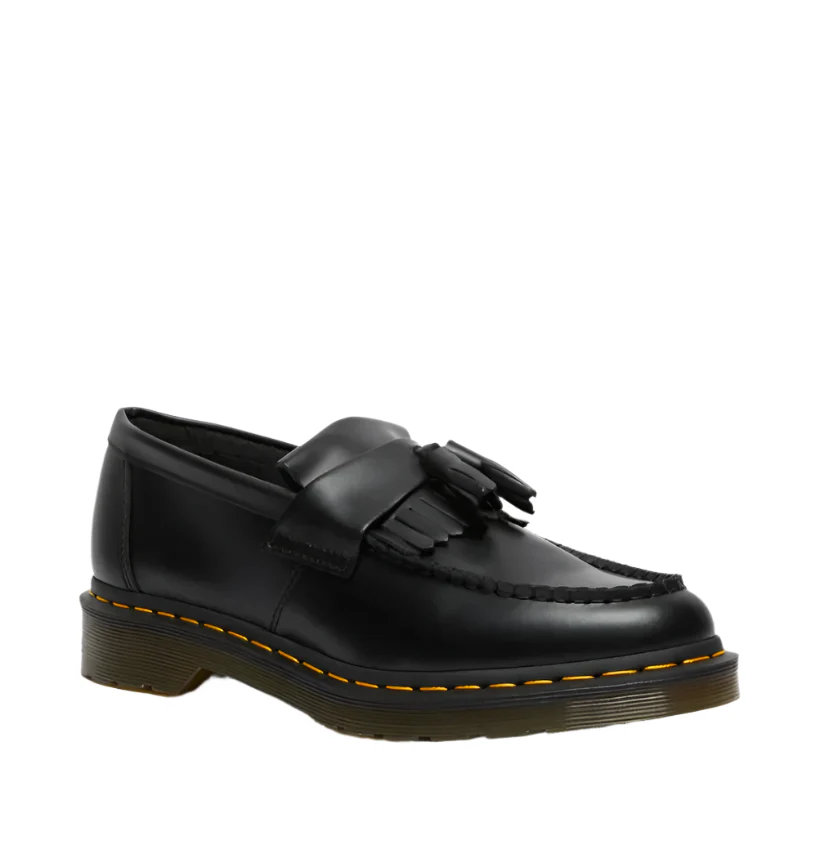 Dr Martens Adrian Smooth Leather Tassel Loafer Black - Image 3