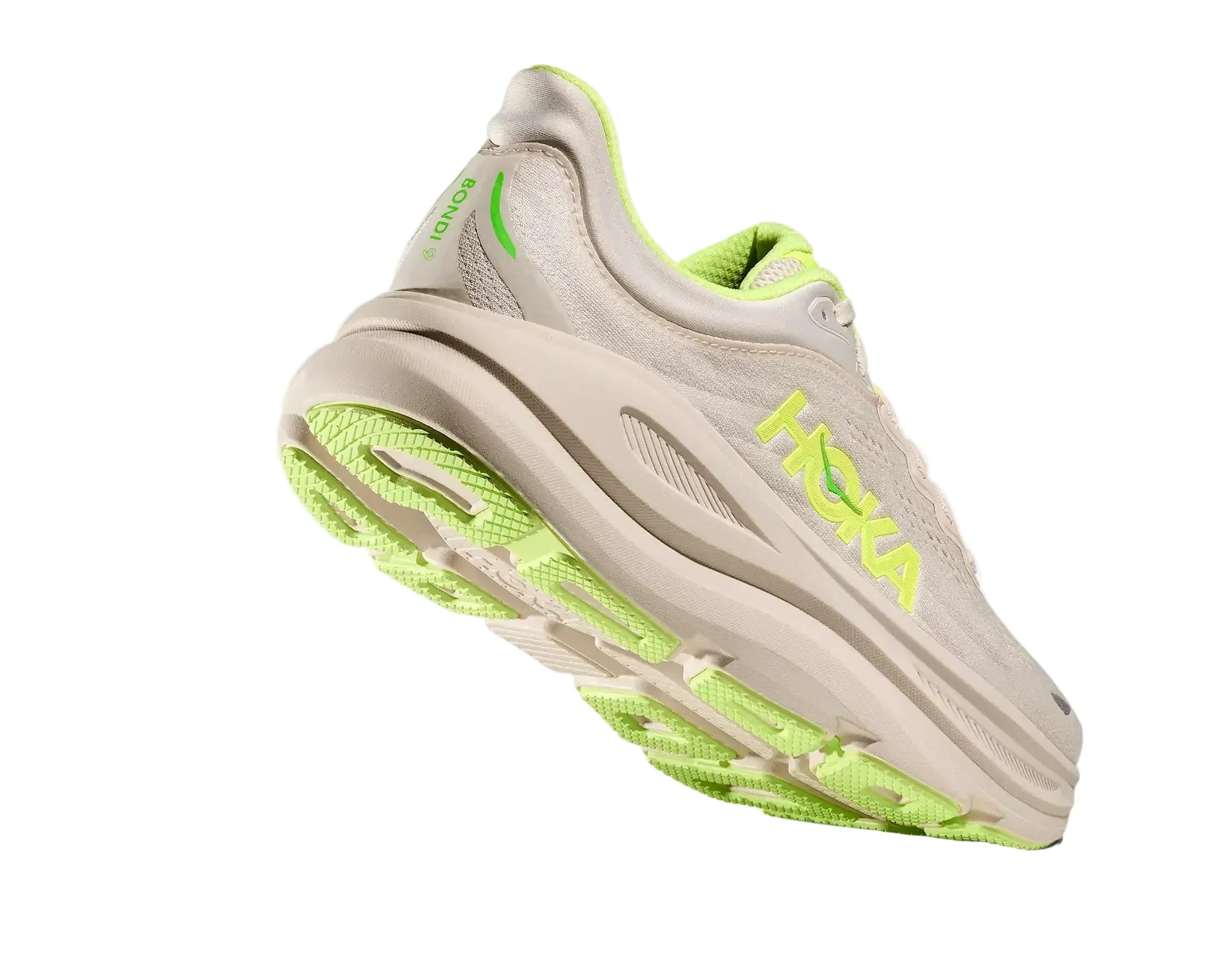 Hoka Bondi 9 Grout Neon Yuzu Men’s - Image 5