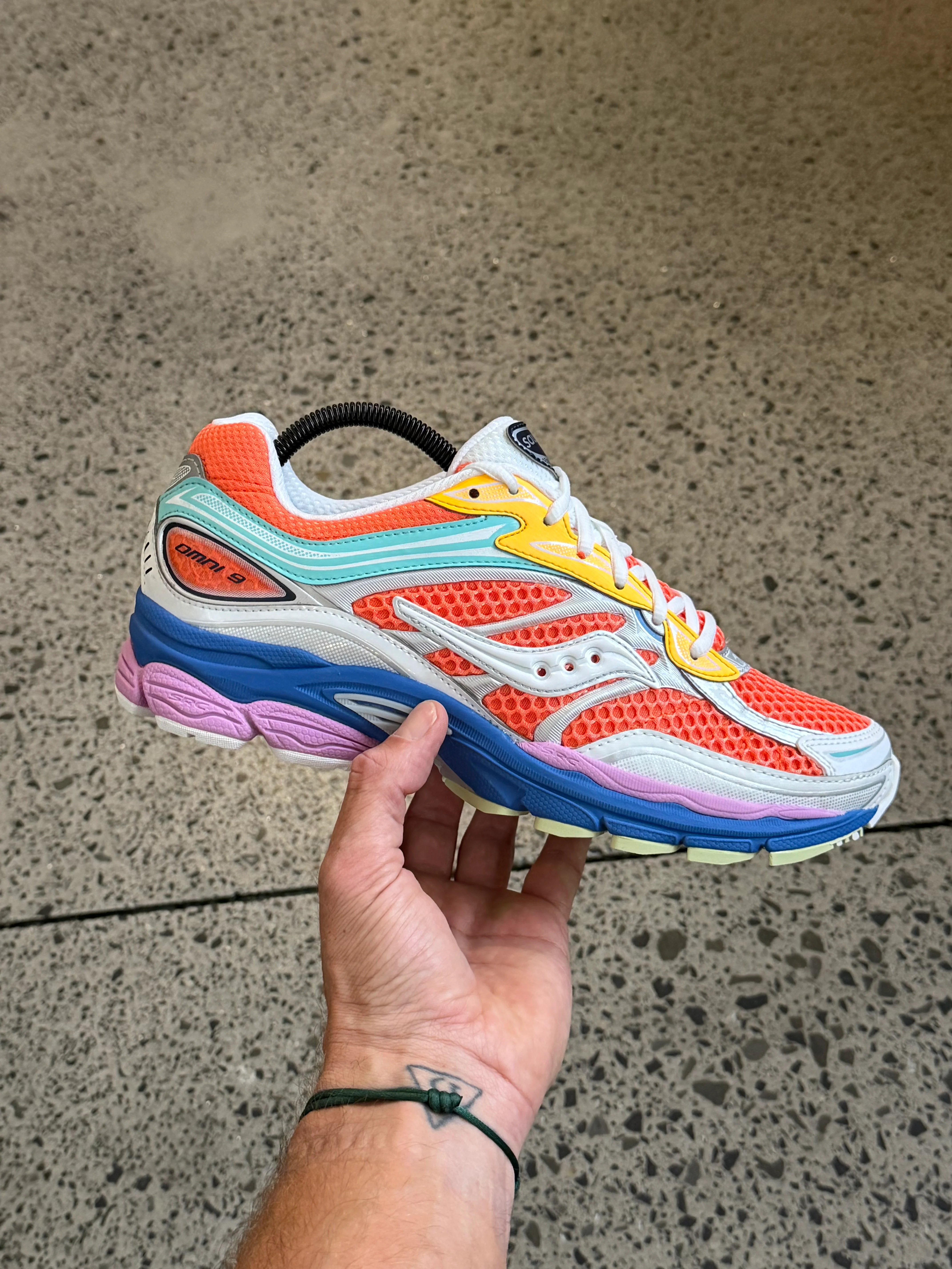 SAUCONY PROGRID OMNI 9 ORANGE MULTI MEN'S - Image 2